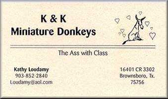 K & K Miniature Donkey Farm