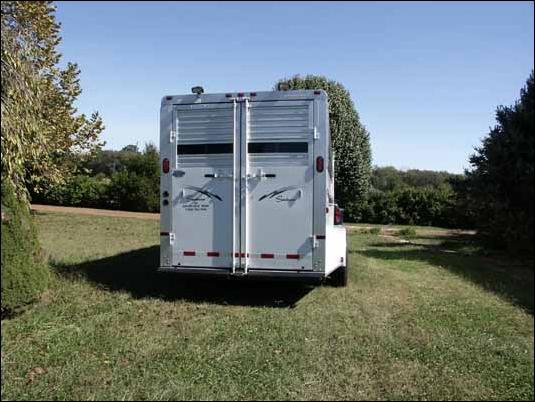 Half Ass Acres Miniature Donkey Farm's new trailer!